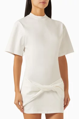 Twisted t shirt dress cheap