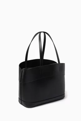 Buy Ferragamo Black Charming Tote Bag in Leather For Women