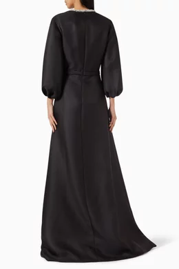 reem acra black dress REEM ACRA Size 4 Black Wool Lace Panel Sheath Dress  Sui Generis Designer  Consignment