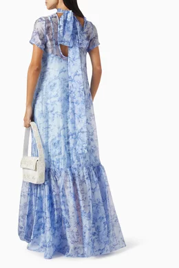 open lace back dress Rent Staud Calluna Organza Dress