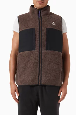 Buy Nike Brown ACG Arctic Wolf Gilet in Polartec Fleece For Men Online Ounass Saudi