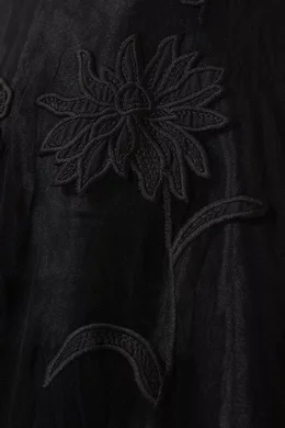 Buy Milly Black Hannah 3D Butterfly Embroidered Dress For Women Online |  Ounass Saudi