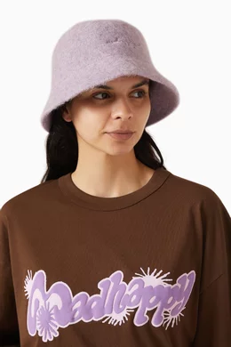 Madhappy alpaca bucket hat Madhappy Tan Classics Alpaca Bucket Hat - Maple | Editorialist main image 2