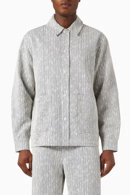 トップス kith slub boucle setup Buy Kith Slub Boucle Boxy Collared Overshirt 'Ink