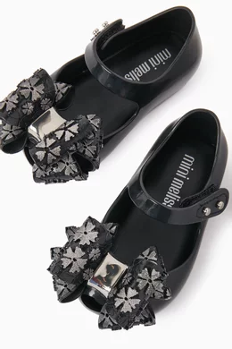 Mini Melissa Black Bow Wedges Buy Mini Melissa Black Bow Jelly
