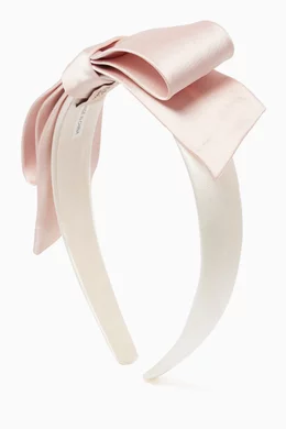 Pink burberry headband top