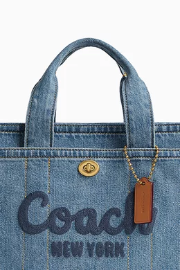 Buy Coach Blue Cargo Tote Bag in Denim For Women Online | Ounass Saudi