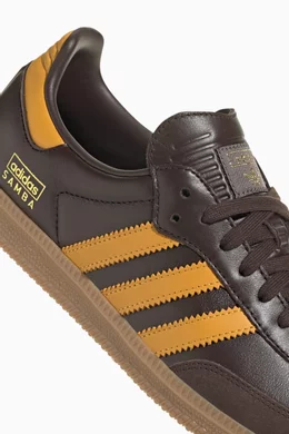 Buy adidas Brown Samba OG Sneakers in Leather For Men Online | Ounass Saudi