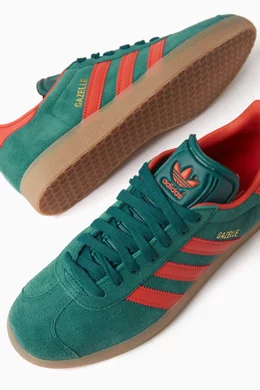 adidas gazelle silver green womens adidas Gazelle Indoor Mens Lifestyle Shoes Shadow Red Green Wonder White  JH5403  Shoe Palace