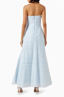 Buy Aje Blue Soundscape Maxi Dress For Women Online | Ounass Saudi
