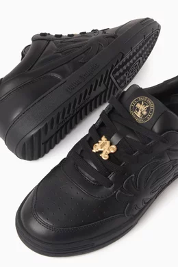 Buy Palm Angels Black Palm Beach University Sneakers in