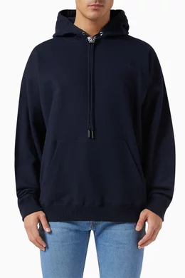 Buy Versace Blue Medusa Hoodie in Cotton For Men Online Ounass Saudi