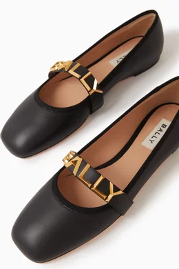 Bally ballerina flats on sale