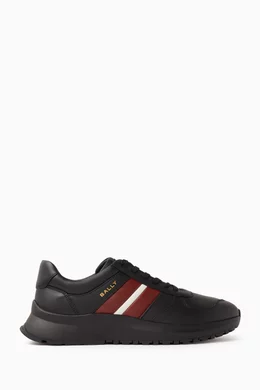 スニーカー Bally Black Leather Darsyl Sneakers Buy Bally Black Darsyl Sneakers in Leather For Men Online