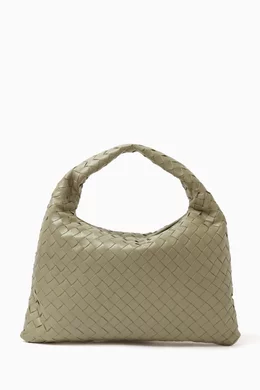 Bottega veneta small intrecciato leather shoulder bag on sale