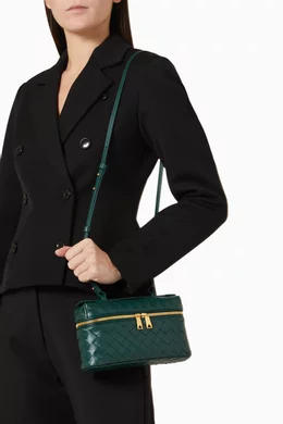 Buy Bottega Veneta Green Bang Bang Vanity Case in