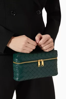 Buy Bottega Veneta Green Bang Bang Vanity Case in