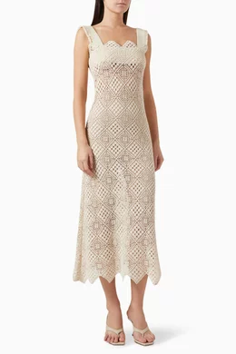 aphrodite midi dress beige Meet APHRODITE. The Midi Dress designed for a summer of love  Shop now in  Ivory & Beige, exclusively at Babyboofashion.com 