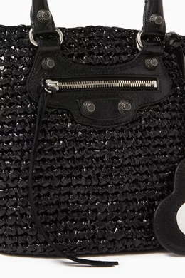 【関税&送料込】Balenciaga Black Raffia Large Le Cagole Pani 23060482_54869895_600.jpg