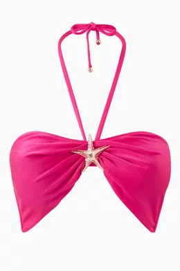 Buy PatBO Pink Starfish Bikini Top For Women Online Ounass Saudi - Main Image