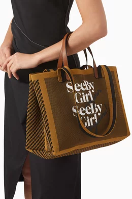 Buy See By Chloé Green See By Bye Girl Tote Bag in Textile