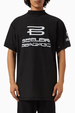 Buy Balenciaga Black AI Generated Inside-out T-shirt in