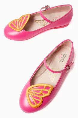 Butterfly ballerina flats hot sale