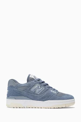 Buy New Balance Grey BB550 Low top Sneakers in Suede Mesh For Men Online Ounass Saudi