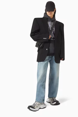 ジャケット・アウター BALENCIAGA 22AW Alpaca Boxy Coat バレンシアガ - BALENCIAGA | Brushed Alpaca Boxy Coat-Light