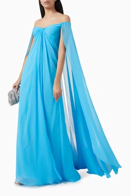 sachin and babi light blue dress Buy Teri Jon Pink Pleat Flower Gown in Chiffon For Women Online