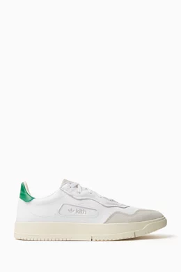 Buy Kith White x Adidas SC Premiere Sneakers in Leather For Men Online Ounass Saudi