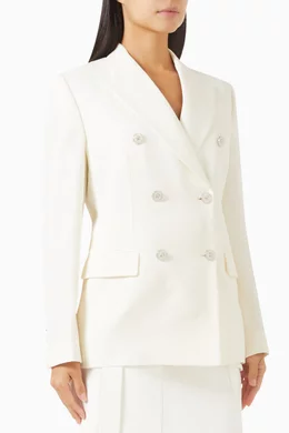 Versace double breasted blazer sale