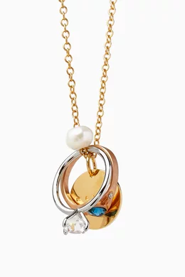 マルニ Marni Brass and Pearl Necklace Marni Brass and pearl necklace | The Fashion Square