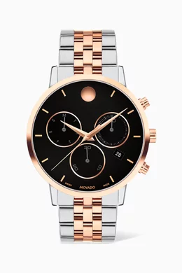 Movado gold watch with diamonds clearance