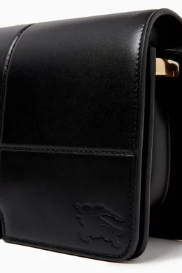 【送料&関税込】Burberry Black Leather Snip Shoulder Bag BURBERRY - Snip bag | Leam Roma - Luxury Shopping Online