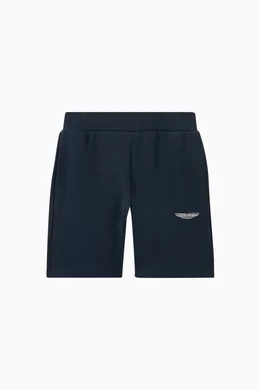 Buy Hackett London Blue x Aston Martin Shorts in Cotton For Boys Online Ounass Saudi