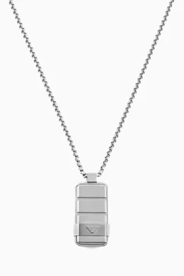 Tous dog tag necklace sale