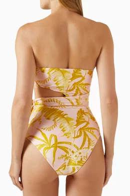 3 piece swimsuit with scarf hotsell