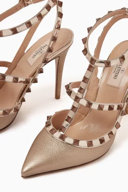 Valentino gold rockstud cheap