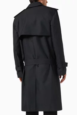 【送料&関税込】Burberry Silk Long Trench Coat Long Silk Trench Coat in Gale - Women | Burberry® Official