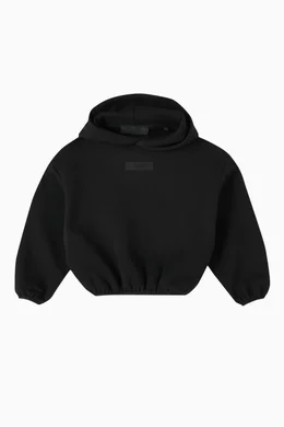 Buy Fear of God Essentials Black Essentials Hoodie in Cotton fleece For UNISEX Online Ounass Saudi