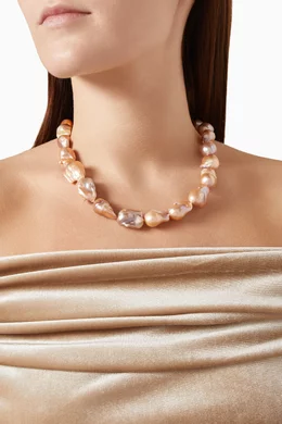 Pearl necklace damas clearance