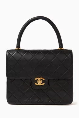 Buy Chanel Pre Loved Black Chanel Mini Kelly Bag in Quilted Lambskin For Women Online Ounass Saudi