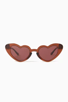 Coach heart sunglasses clearance