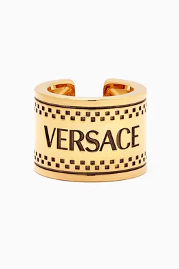 Versace ラージ '90S ヴィンテージ ロゴ ネックレス VERSACE】 ラージ 90s ヴィンテージ ロゴ ネックレス