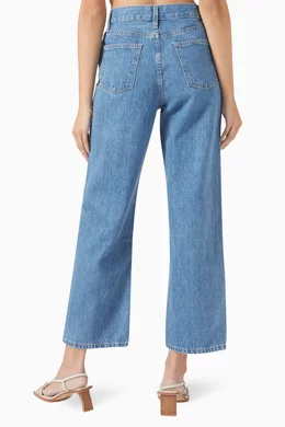 Buy Mara Hoffman Blue Georgina Straight-leg Jeans in Organic