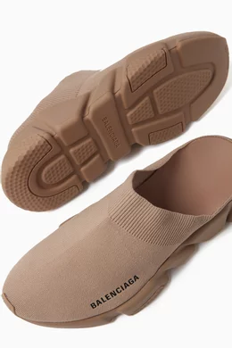 Balenciaga speed knit womens brown sales