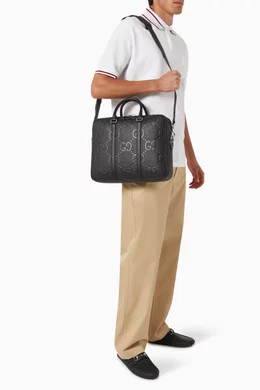 Gg black briefcase 2025