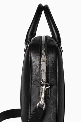Gucci leather briefcase online