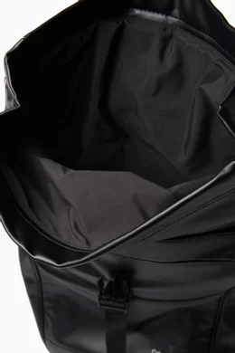 Buy Calvin Klein Jeans Black Logo Roll-top Backpack in Faux